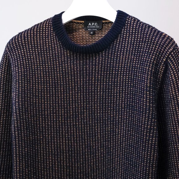 A.P.C. Knit Lambswool Crewneck Sweater - Picture 3 of 8